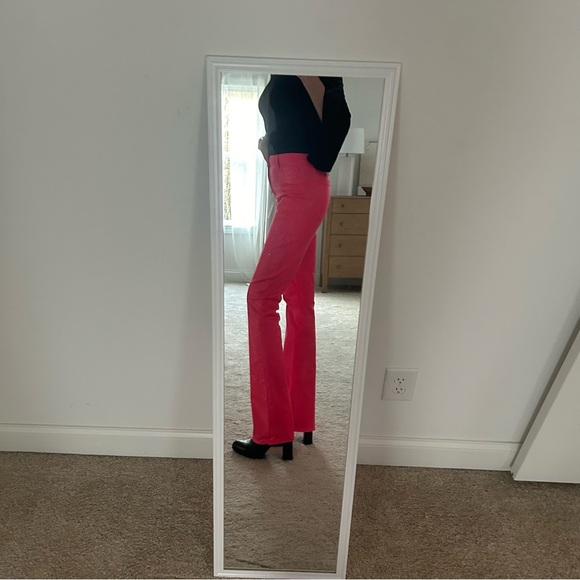 NWT Ultra pink l’agence Ruth coated jeans size 30 🌸 - Picture 5 of 7